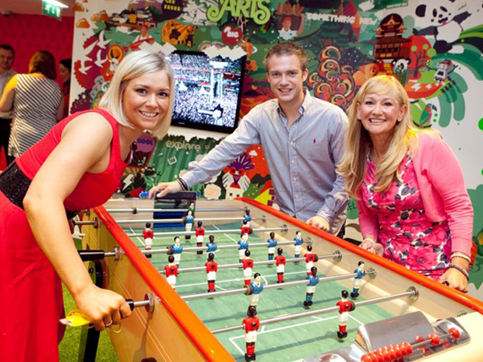 Virgin travellers lounge around