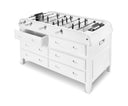 Bonzini 'Babyfoot' 12 Grand Tiroirs (White Finish, 12 Drawers)