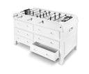 Bonzini 'Babyfoot' 12 Grand Tiroirs (White Finish, 12 Drawers)