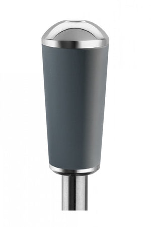 Aluminium handle w/pastel silicone grip